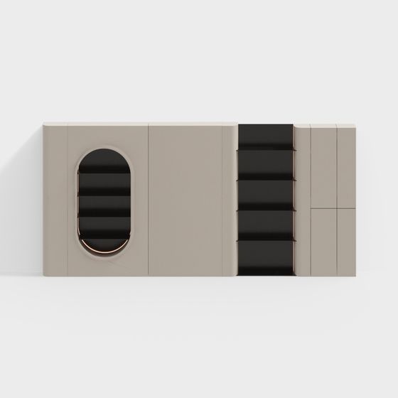 Urban Shelf 3D model for Contemporary Spaces