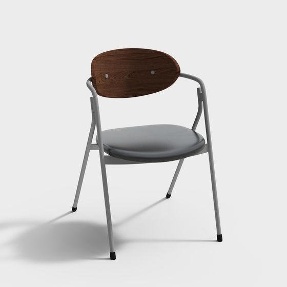 Stylish Urban Lounge Chair 3D Model