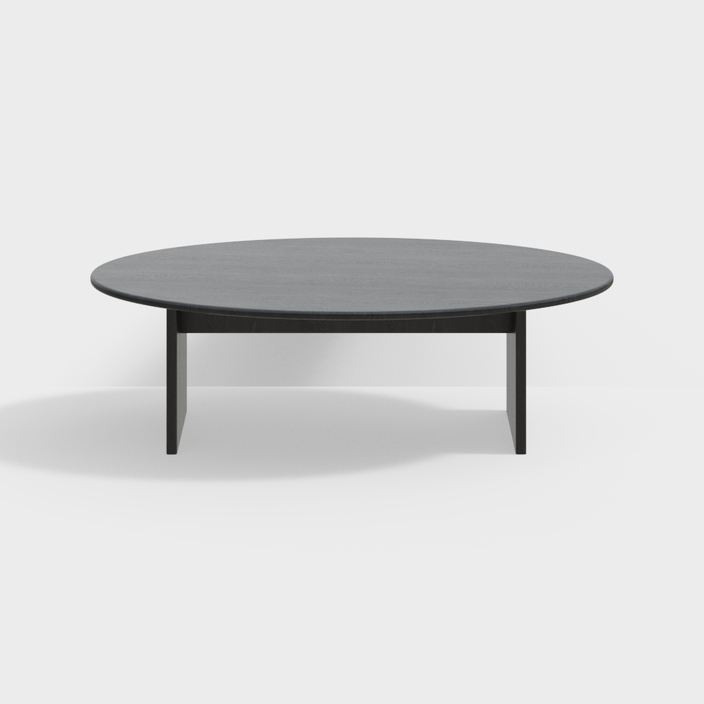 Vintage Oval Writing Desk