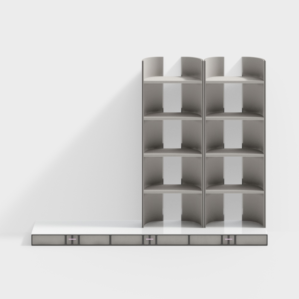 Combinazione di Scrivania e Libreria in Nuovo Stile Cinese