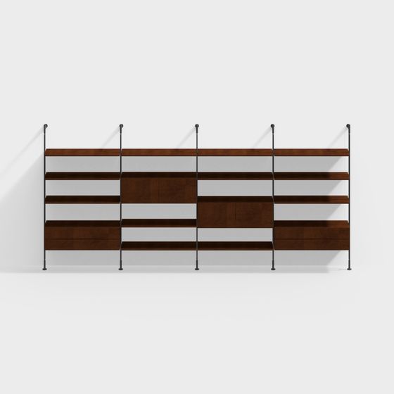 Urban Shelf 3D model for Modern Interiors
