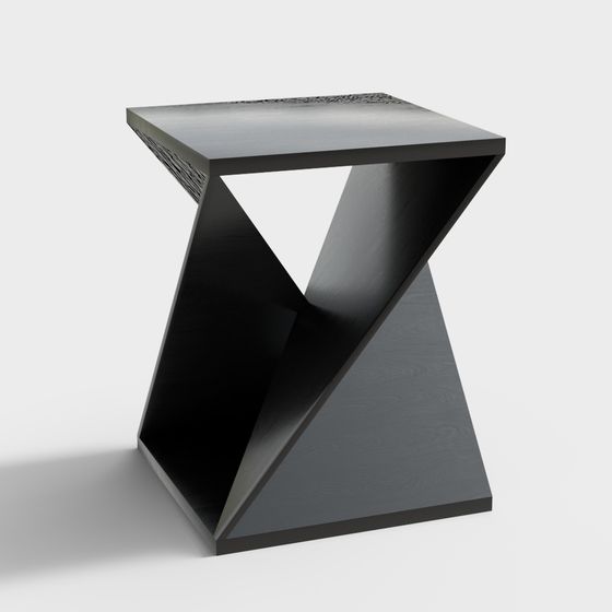 Z-Shape Side Table 3D model