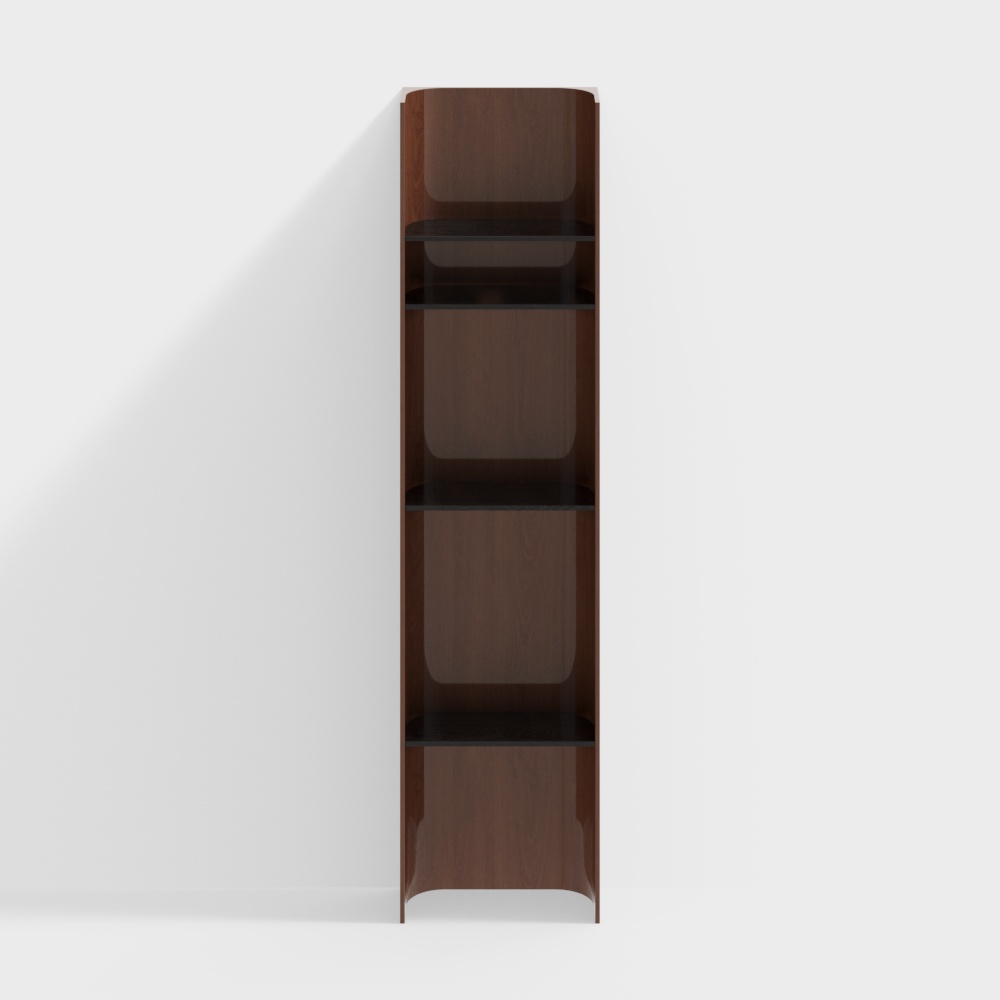 ชั้นวางหนังสือลวดลายโบราณ