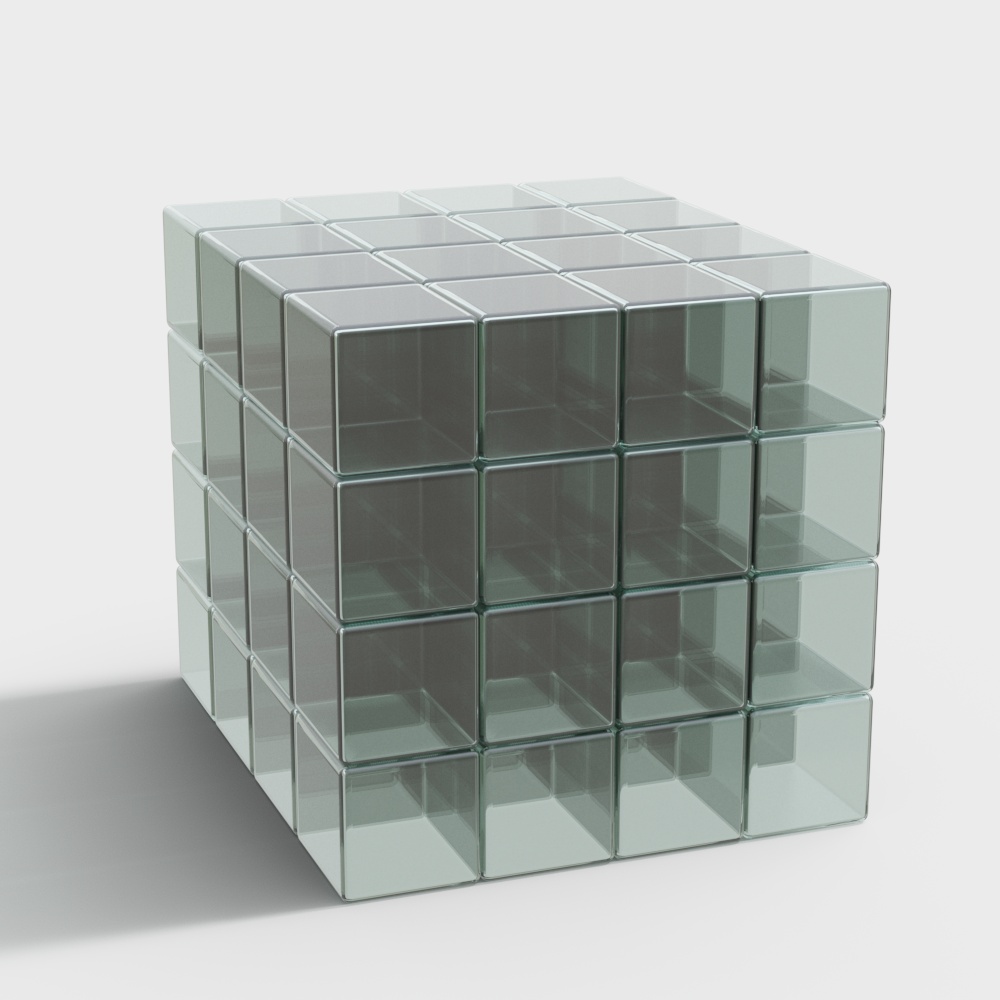 Pouf Cubico in Acrilico