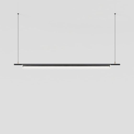 Stylish Low-Poly Pendant Light 3D model