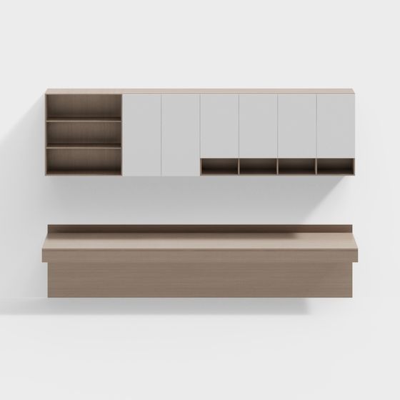 Urban Shelf Set 3D model