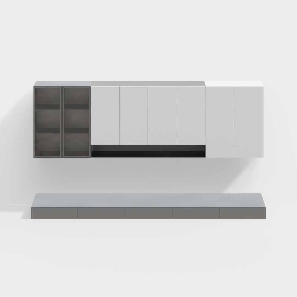 モダンミニマリストのカスタマイズデスクセット