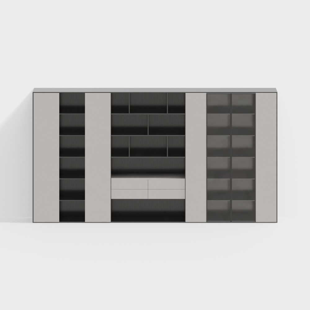 Modernes Minimalistisches Bücherregal