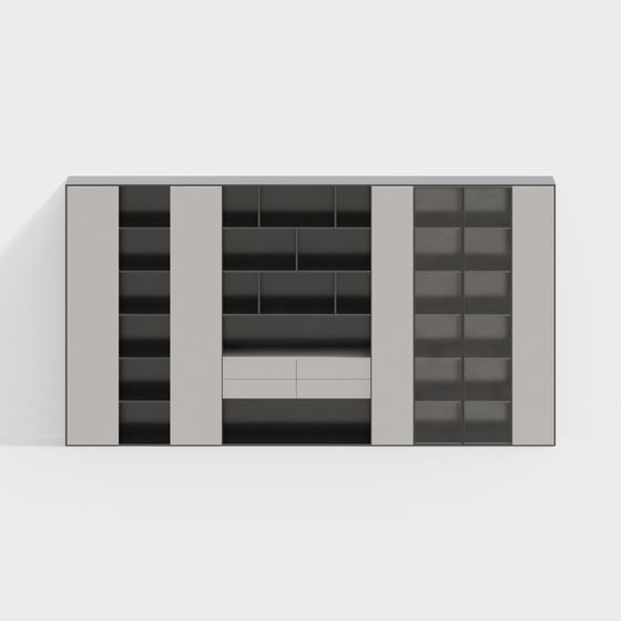 Modernes Minimalistisches Bücherregal