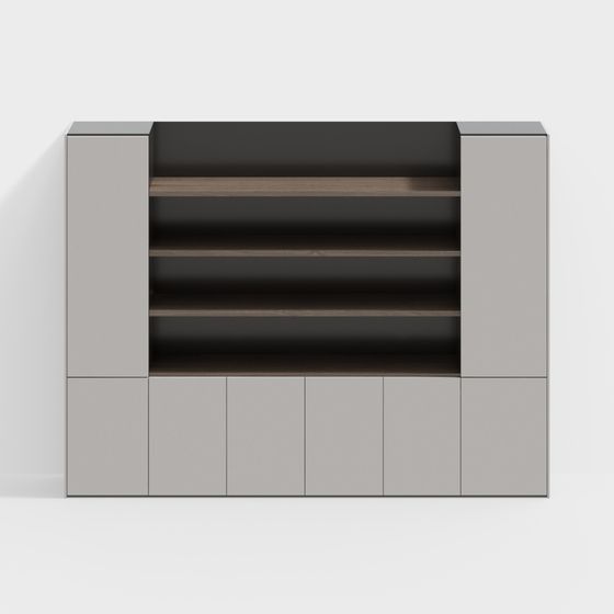 Urban Bookshelf 3D model for Modern Design