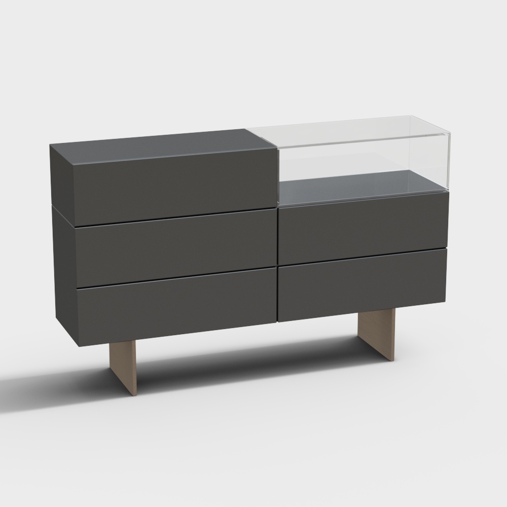 Bajo Armario Decorativo Minimalista Moderno