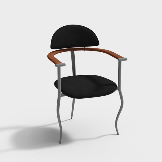 Elegant Minimalist Chair 3D model