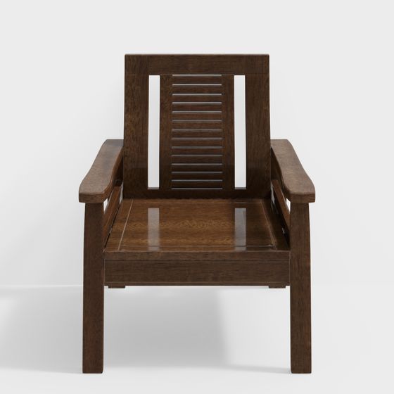 Sofa đơn làm từ gỗ rắn