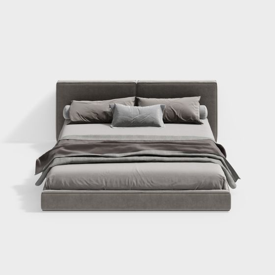 Modern Fabric Double Bed
