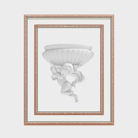 Angel Planter 3D Model for Distinctive Interiors