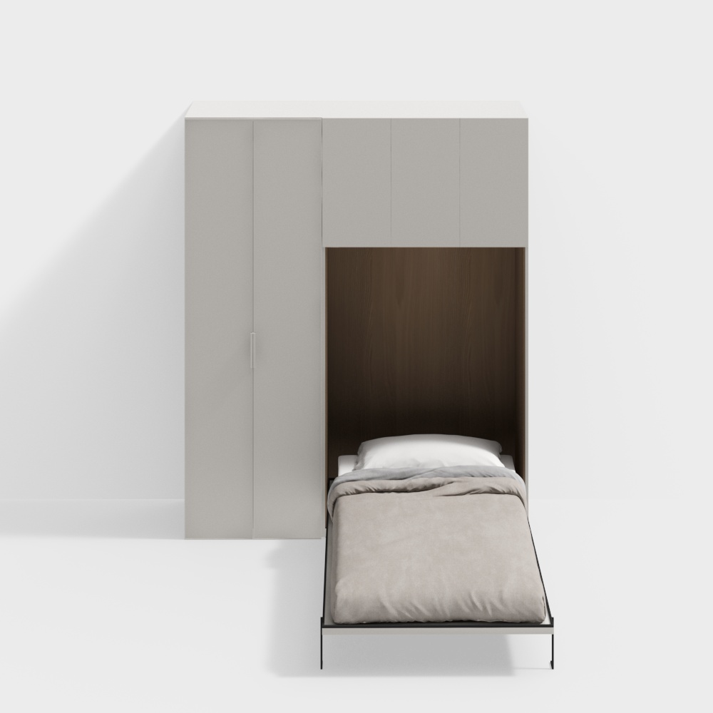 Invisible Cream Folding Bed