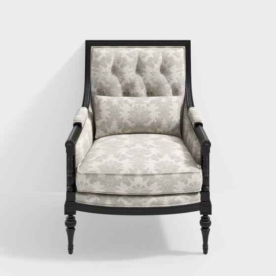 Elegant Armchair 3D model for Modern Design