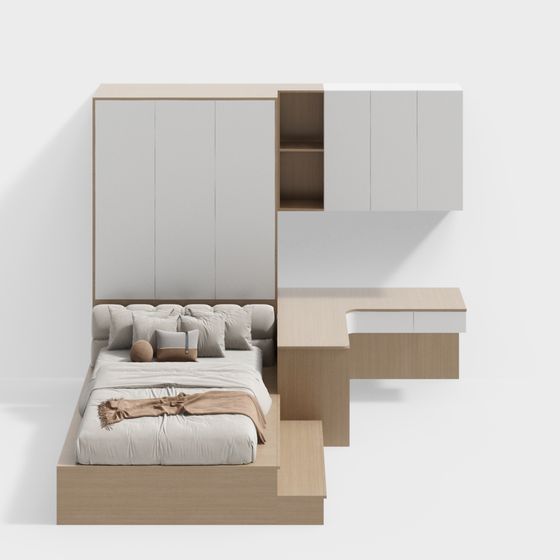 Urban Nest Bedroom 3D model