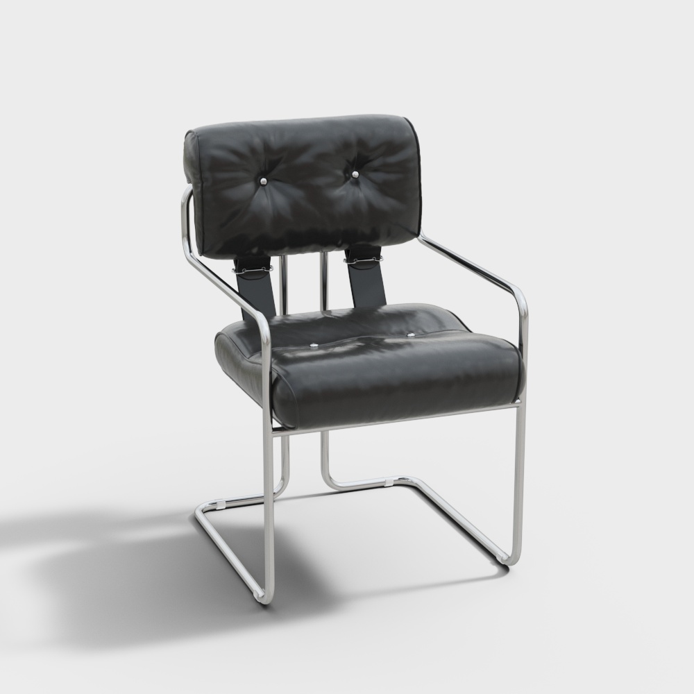 Elegant Minimalist Chair 3D model