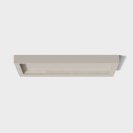 Elegant Low-Polygon Architectural Trim 3D model