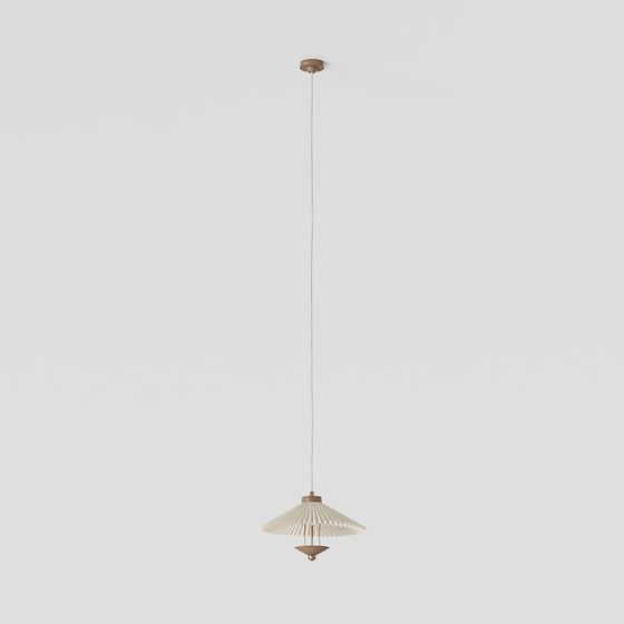 Elegant Low-Poly Pendant Light 3D model