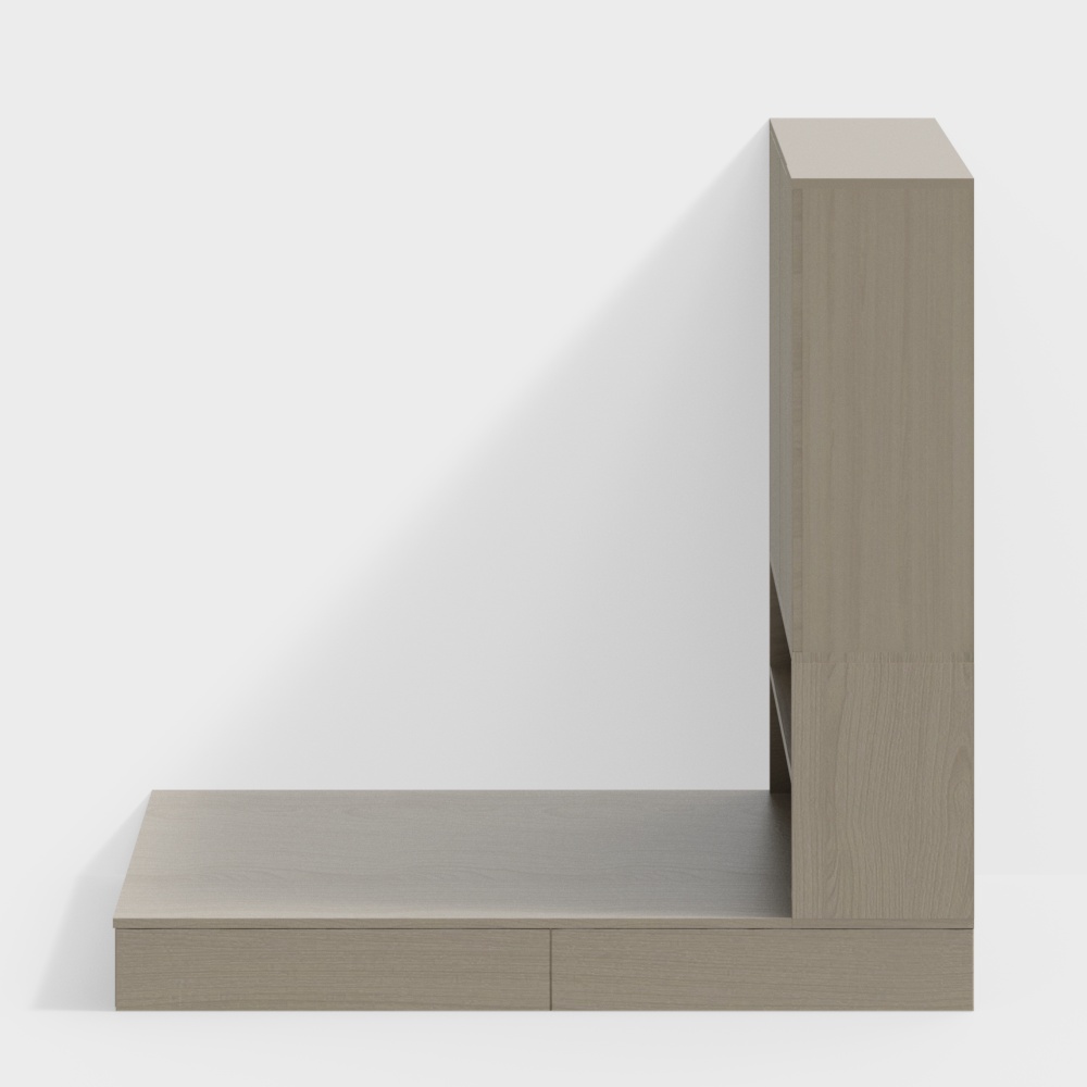 Modern Minimalist Bay Window Desk