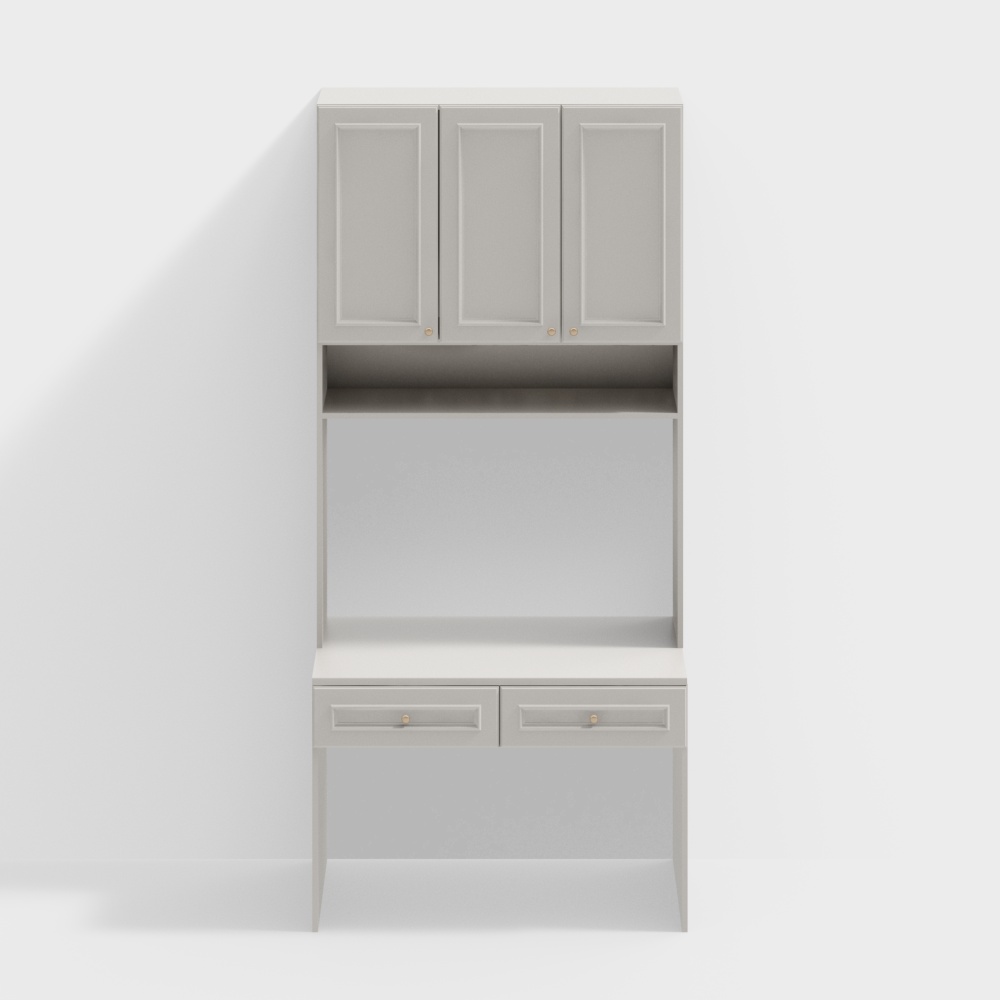 Escritorio francés con estantería