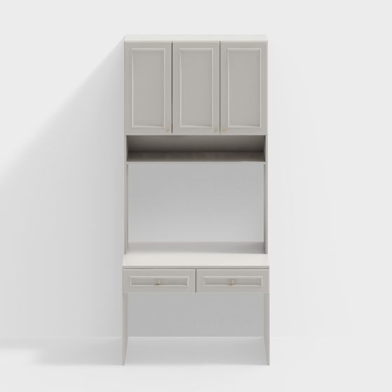 Escritorio francés con estantería