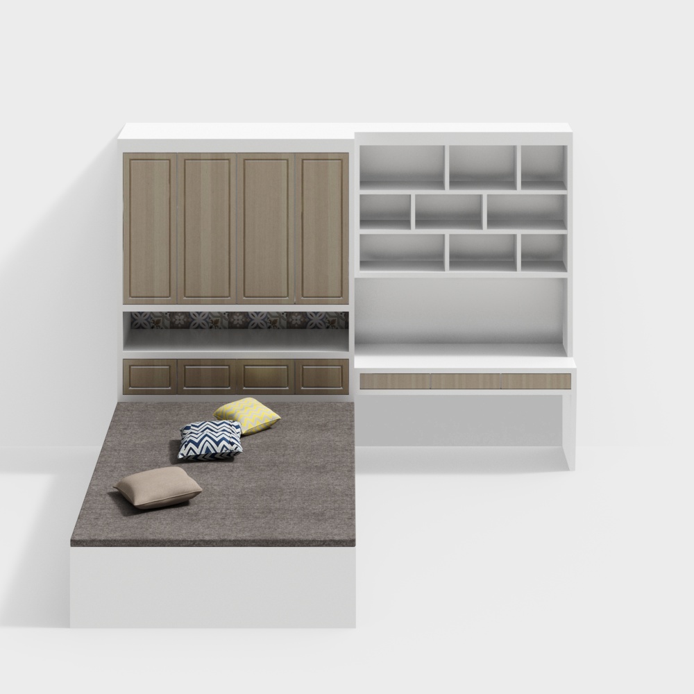 New Chinese-Style Children's Tatami Room