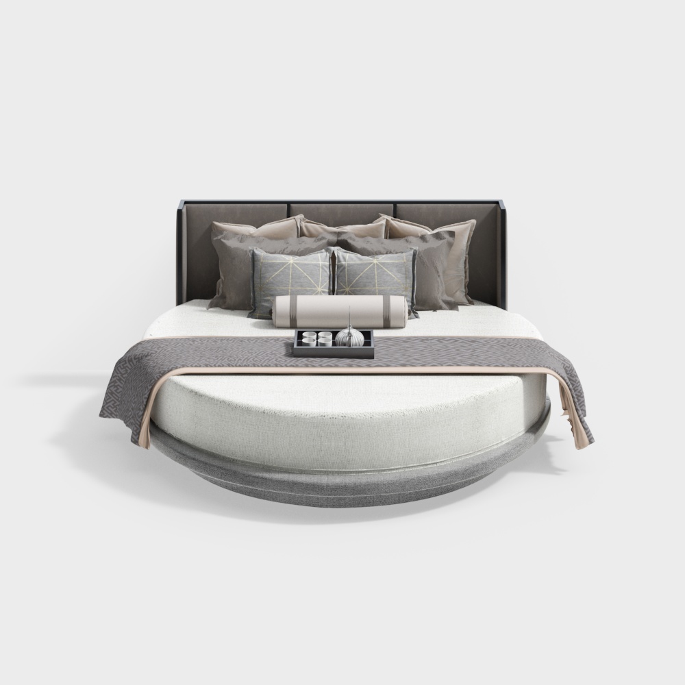 New Chinese-style large round bed