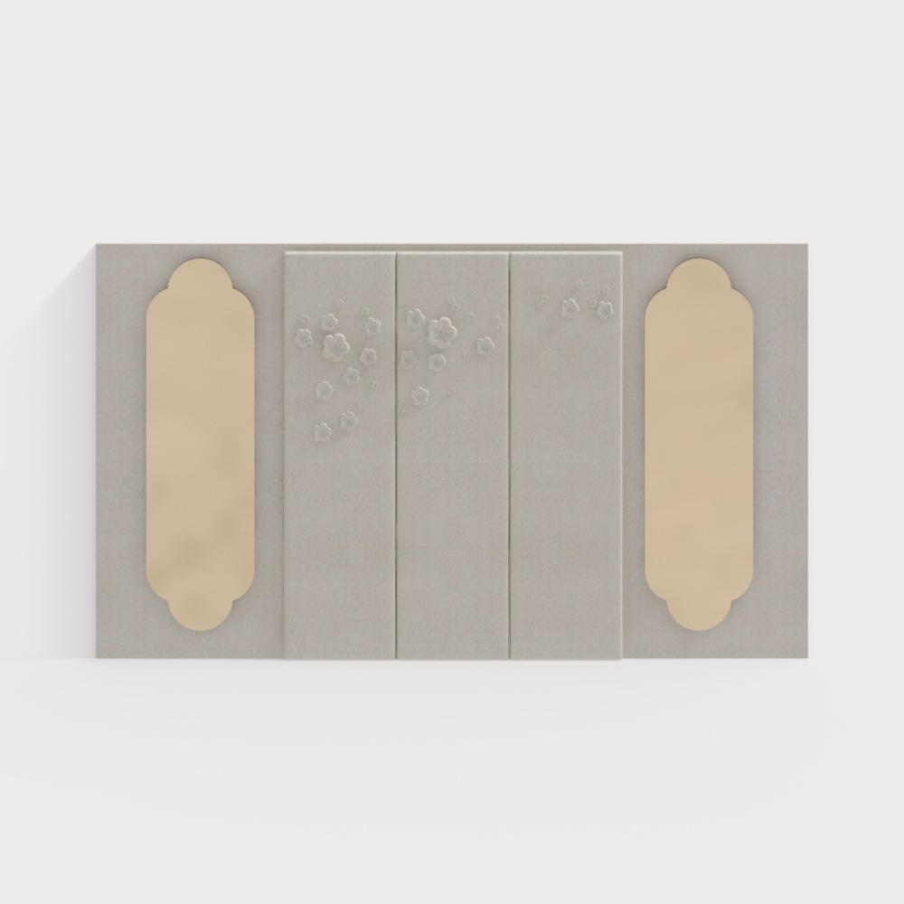 新しい中国風ヘッドボードの背景