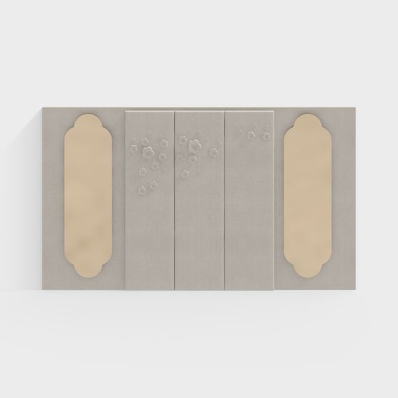 新しい中国風ヘッドボードの背景