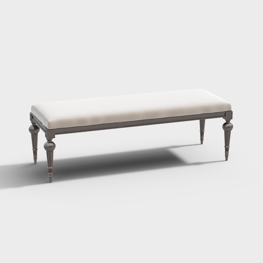 American-style Bed End Bench