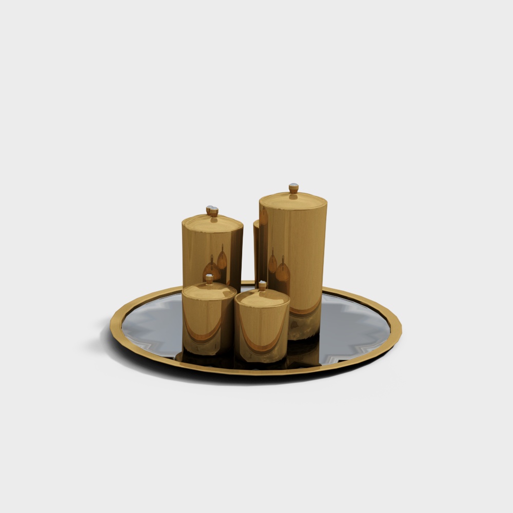 Light Luxury Candlestick Ornament