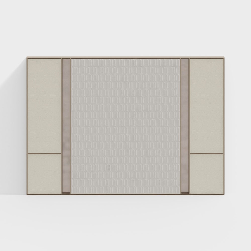 Modern Light Luxury Headboard Background