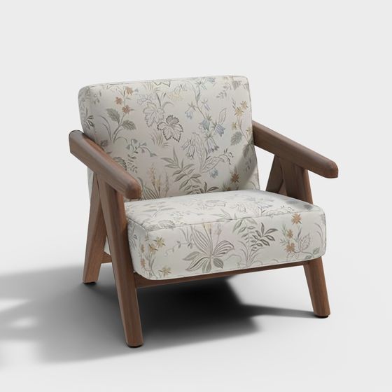 Скандинавское пасторальное кресло для отдыха