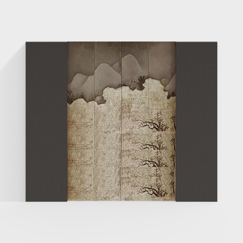 New Chinese-style Headboard Background