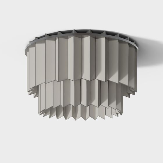 Origami Lampshade 3D model