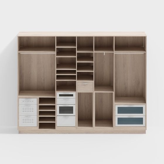 Scandinavian Open Wardrobe