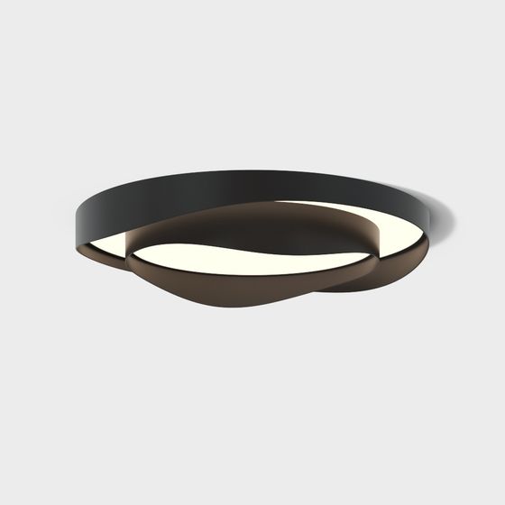 Twilight Ring Low Poly Lamp 3D model