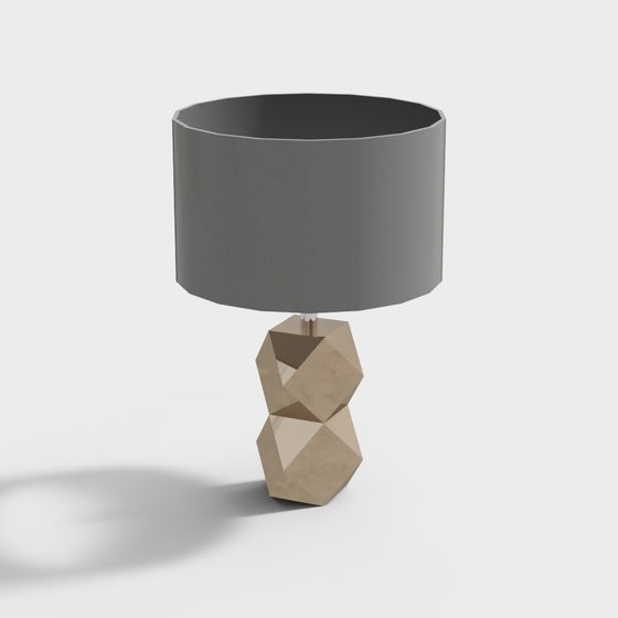 Geometric Light Table Lamp 3D model