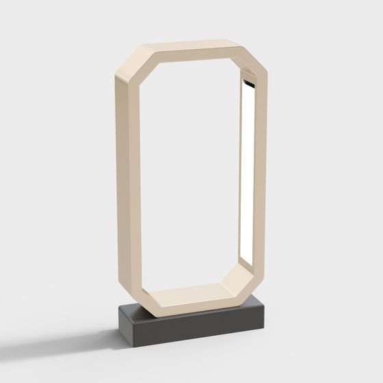 Octagonal Mirror 3D model