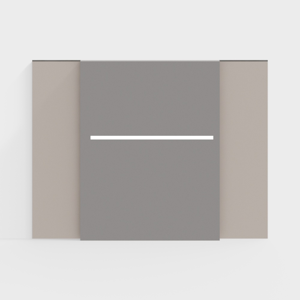 現代極簡床頭背景