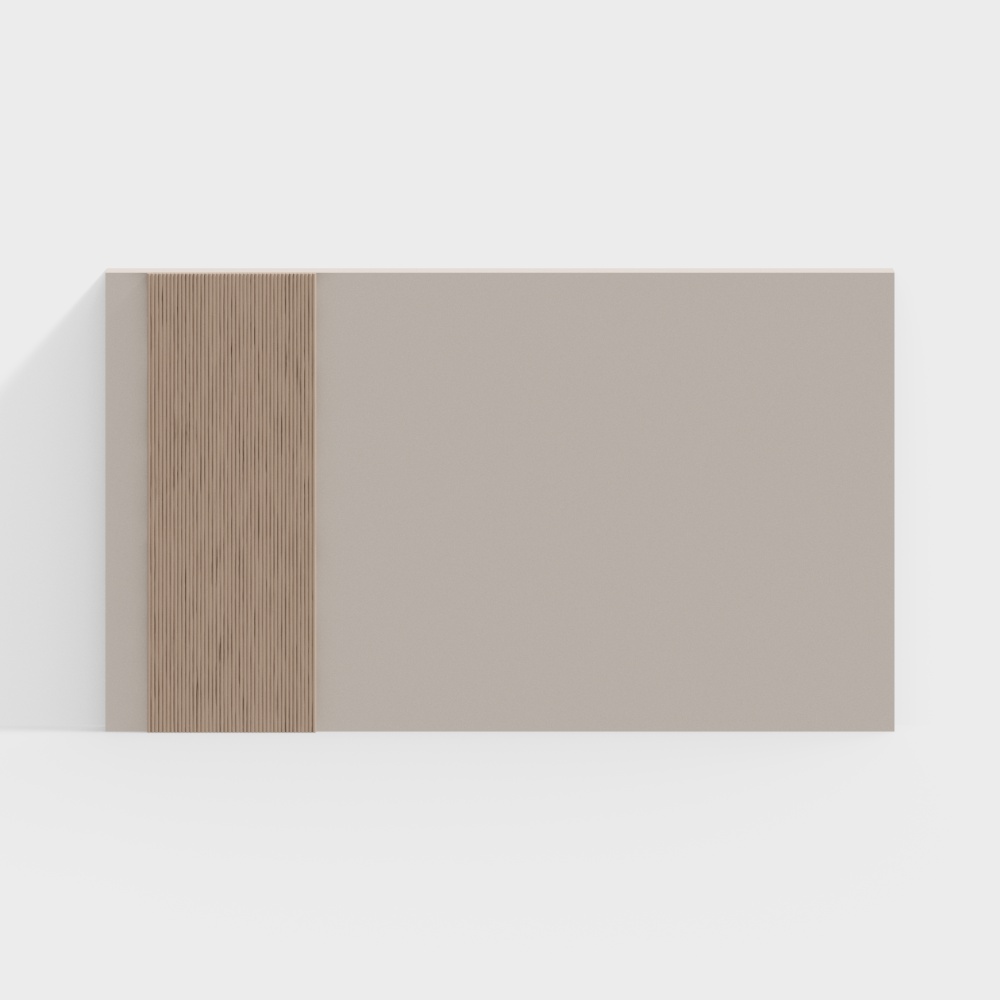 Modern Cream Style Headboard Background