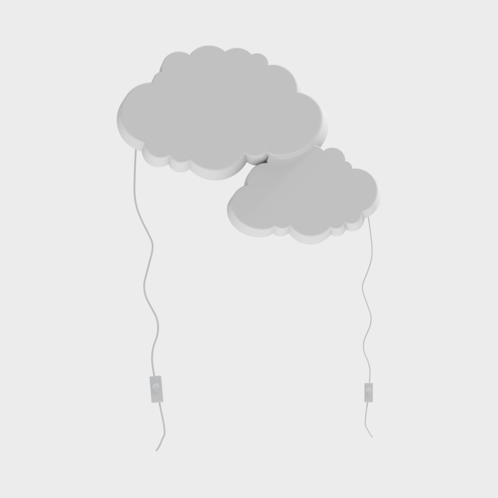 Modern Cream Cloud Lamp