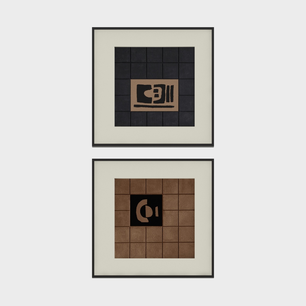 現代極簡侘寂風格牆面藝術