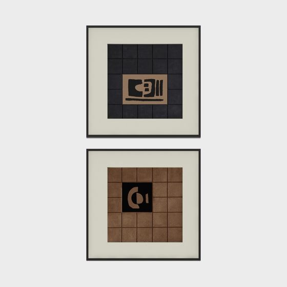 現代極簡侘寂風格牆面藝術