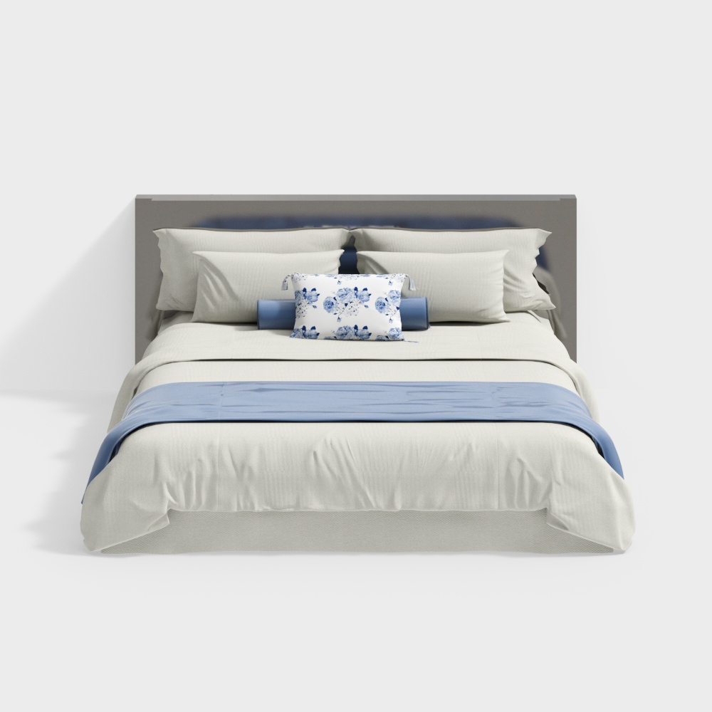 New Chinese Style Double Bed