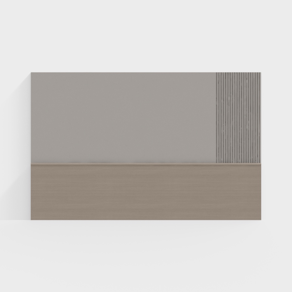 Современное изголовье кровати цвета крем