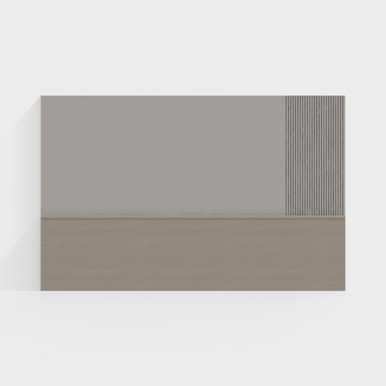 Современное изголовье кровати цвета крем